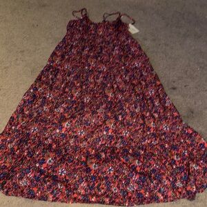 Universal Thread Red and Blue Smocked Sundress